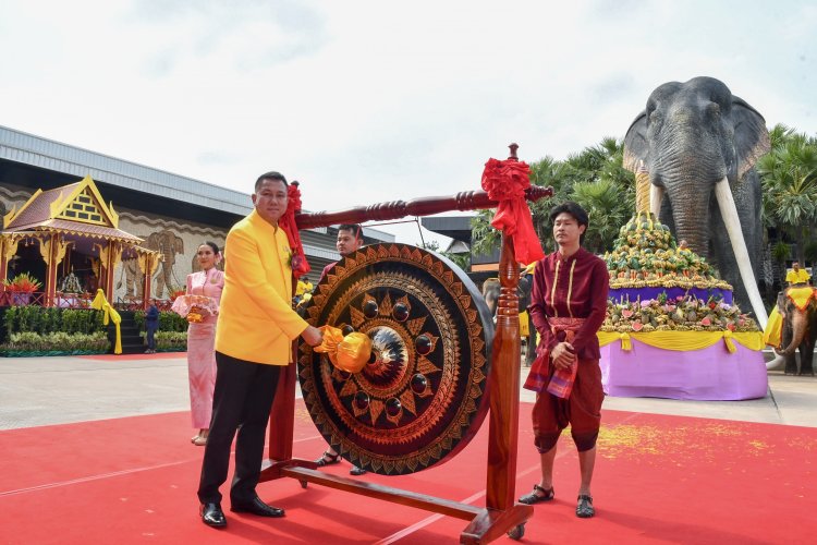 สวนนงนุชชลบุรีจัดงานวันช้างไทยประชาชนและนักท่องเที่ยวแห่ร่วมคึกคัก