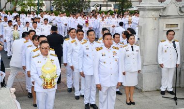 ผู้ว่าฯชลบุรี ร่วมงานวันสถาปนากระทรวงมหาดไทยครบรอบ 132 ปี
