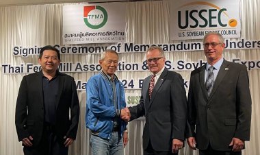 สมาคมอาหารสัตว์ฯ ลงนามข้อตกลง “USSEC”ชูโมเดลถั่วเหลืองยั่งยืนสหรัฐฯ ต้นแบบสร้างวัตถุดิบยั่งยืนในไทย