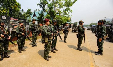 "ผู้การติ๊บ" ตรวจเยี่ยมทหาร ฉก.ราชมนู  พร้อมลาดตระเวนชายแดนไทย-เมียนมา  เพื่อป้องกันการลุกล้ำอธิปไตย