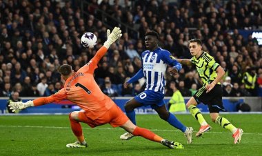 "อาร์เซนอล"ไม่พลาดบุกถล่ม "ไบรจ์ตัน"แซง ลิเวอร์พูล ขึ้นจ่าฝูงพรีเมียร์ลีก