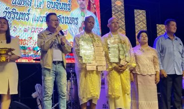 อดีต 'สส.คงกฤช'ปราจีนฯปธ.บวช 2 พ่อนาคท่ามกลางแขกนับพันร่วมงานคึกคัก