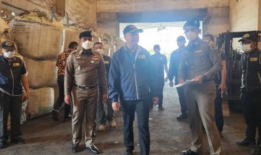 ตรวจยึดกากแคดเมี่ยมเพิ่มอีกกว่า 1 พันตัน ที่บางน้ำจืด สมุทรสาคร