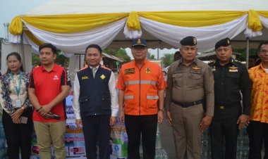 ผู้ว่าฯชัยภูมินำทีม เปิดพิธี ปฏิบัติการป้องกันและลดอุบัติเหตุช่วงเทศกาลสงกรานต์