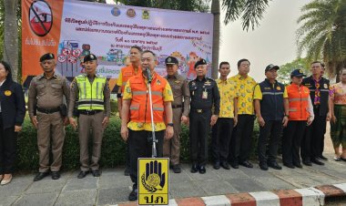 ปราจีนบุรีเปิดศูนย์ฯป้องกัน-ลดอุบัติเหตุบนท้องถนนช่วงเทศกาลสงกรานต์