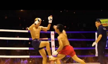 กระหึ่ม!ศึกมวยคาดเชือกไทย-เมียนมา สาดแข้ง หมัด เขา ศอก สนั่นสงกรานต์แม่สอด