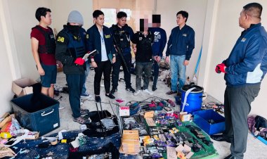 ทลายคลังแสงเด็กช่างส่งขายออนไลน์แล้ว 1 พันกระบอก