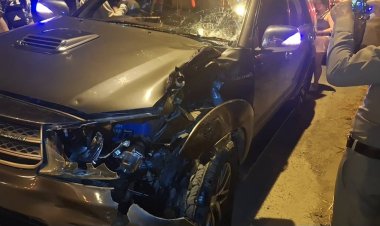 สลด!หนุ่มซิ่งจยย.ตัดหน้าเก๋งถูกชนดับกลางดึกเซ่นรายแรก 7 วันอันตรายกบินทร์บุรี