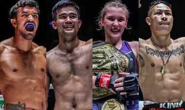 “สมิลลา” ป้องเข็มขัดสุดชีวิต 4 นักชกไทยแท็กทีมลุยศึก ONE Fight Night 22