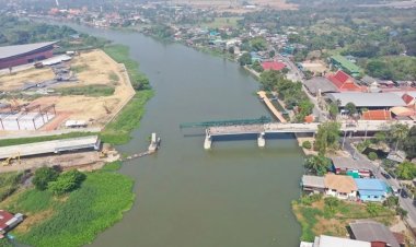เปิดใช้กลางปี 67! สะพานข้ามแม่น้ำนครชัยศรี "นครปฐม"