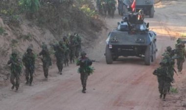 ทัพเมียนมา 3 กองพลบุกเมียวดีถููกเคเอ็นยูดักถล่มหนีกระเจิง