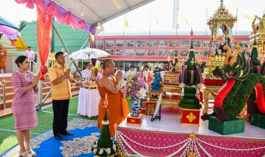 พ่อเมืองชลบุรีร่วมเปิดโรงเจแสงธรรมบูรพา เคาะประตูสวรรค์สักการะ “กิ้วอ๊วงฮุกโจ้ว”