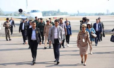 “ปานปรีย์”พร้อม “อนุทิน-สุทิน” นำคณะ ผู้บัญชาการทหารสูงสุดลงพื้นที่แม่สอดเกาะติดสู้รบในเมียนมา