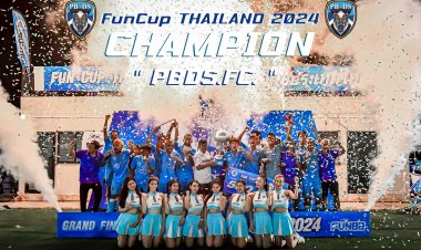 ‘PBDS.FC.’ คว้าแชมป์ Thai Fun Cup 2024 ฟุตบอล 7 คน บินชมนิวคาสเซิลถึงอังกฤษ