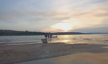 จุดเช็ดอินใหม่หน้าแล้ง หาดทรายกลางเขื่อนลำแชะครบุรี วิวอลังการหลักล้านที่ครบุรี