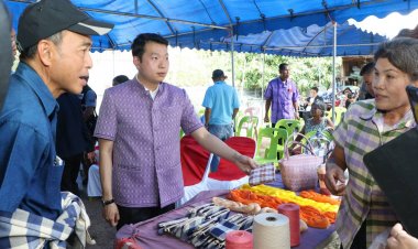 "ธิติวัฐ"รองเลขานายกฯฝ่ายการเมืองลุยแก้ภัยแล้งชาวอำนาจเจริญ