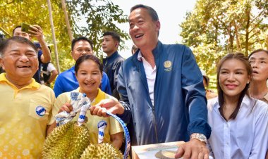 “เศรษฐา”นำคณะรมต.ลงพื้นที่รับฟังปัญหาของชาวสวนทุเรียนเมืองจันทน์