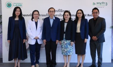 โรงพยาบาลพญาไท 3 เปิดตัว เทคโนโลยีการแก้ไขสายตาด้วย AI  ( Smart Sight ReLEx )