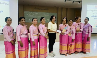 ปิดโครงการคนชัยภูมิร่วมสร้างสุขโดยสสส.ขอร่วมกันเต้นโชว์ฟ้อนรำสวยงามสนุก