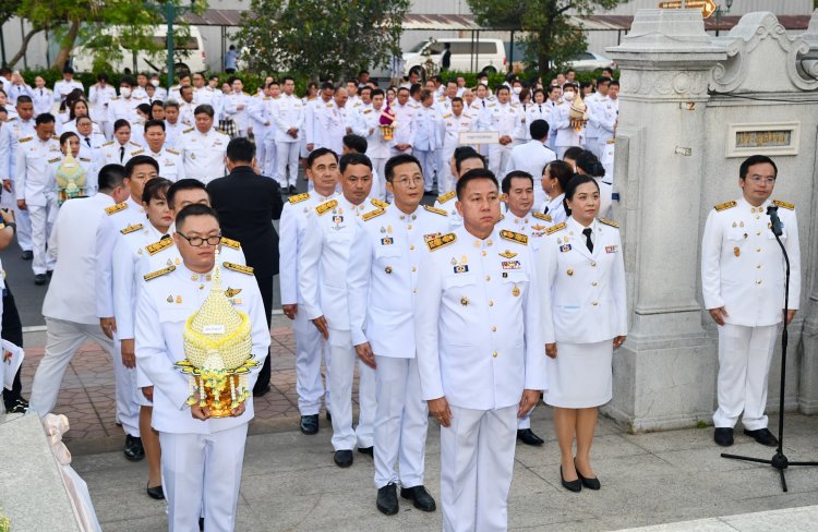 ผู้ว่าฯชลบุรี ร่วมงานวันสถาปนากระทรวงมหาดไทยครบรอบ 132 ปี