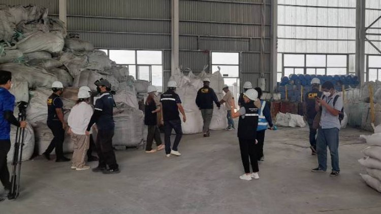 ลุยตรวจโรงงานย่านอุตฯปราจีนบุรีค้นหาแคดเมี่ยมพบแต่พงสังกะสี