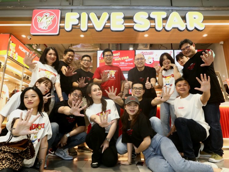 FIVE STAR X HOMEBOY เปิดตัวคอลเลกชัน 'EAT CHICK, GET FIT' ชูเมนูสุดฮิต เจาะวัยรุ่นสายสตรีท