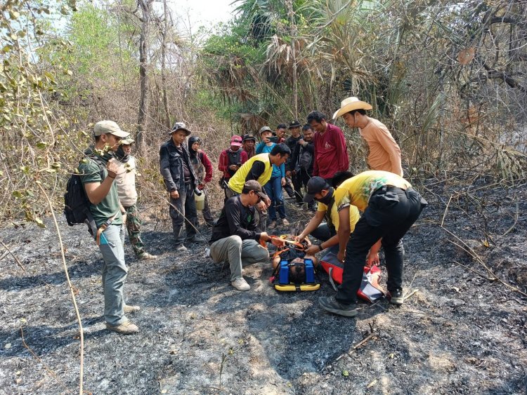 ปราจีนร้อนระอุทะลุ 42 องศา จนท.ป่าไม้เป็นฮีทสโลกหยุดหายใจกระทันหันโชคดีช่วยชีวิตทัน