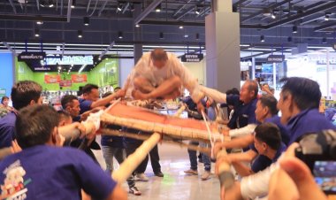 โชว์โหดกลางห้าง! ชัยภูมิจัดแถลงข่าวสุดยอดประเพณีแห่นาคโหด หนึ่งเดียวในโลก