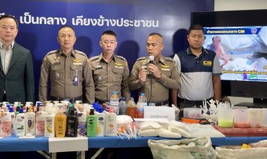ทลายแหล่งผลิตแชมพูปลอมส่งงขยายตลาดนัดทั่วกรุงเทพและปริมณฑล