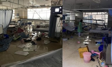 พายุฤดูร้อนถล่มโหด กรีดร้องลั่นรพ.อุตดิตถ์ อพยพคนไข้หนีตายวุ่น