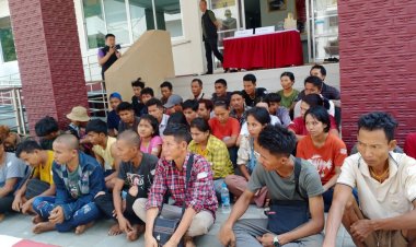 ตำรวจตากสกัดจับแรงงานเถื่อนเมียนมา 40 รายพร้อมผู้นำทาง 5 คน