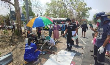 สลด!สิบล้อพ่วงชนจยย.ทับร่างเด็กหญิง8ขวบเสียชีวิต