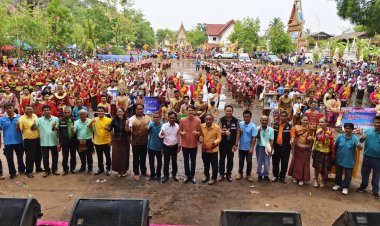 อบต.สะพุงจัดงานบุญบั้งไฟ สืบสานอนุรักษ์ประเพณีวัฒนธรรม ขอฝนจากพญาแถนให้ฝนตก