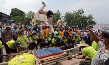 ชัยภูมิเริ่มแล้ว! แห่นาคโหดหนึ่งเดียวในโลกไม่หวั่นฝนถล่มยังสุดคึกคักกว่าทุกปี