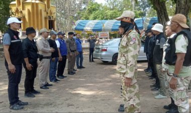 ผู้การฯศรีสะเกษ สั่งคุมเข้มกวดขันจับกุมสนามบั้งไฟเถื่อน