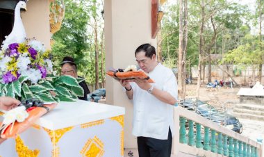 "นายกเคี้ยง"  ร่วมงานฌาปณกิจศพชาวบ้าน ตำบลแม่ปะแม่สอด