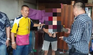 ตำรวจลานสักบุกรวบแก๊ง 5 เม็ดยึดของกลางยาบ้าเพียบ