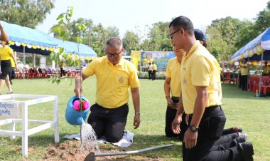 อำนาจเจริญจัดกิจกรรมโครงการร่วมใจภักดิ์ รักษ์สิ่งแวดล้อม เฉลิมพระเกียรติในหลวง