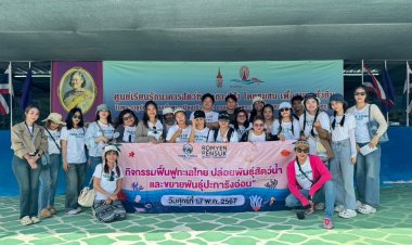 คณะผู้บริหารทรีทาวน์พัทยา นำพนักงานจัดกิจกรรม CSR คืนสิ่งแวดล้อมสู่ทะเลไทย