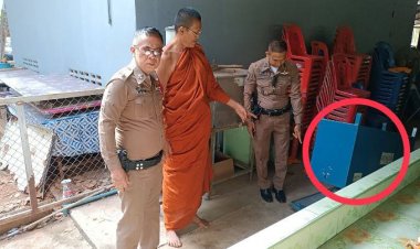วิสาขบูชาก็ไม่เว้น! โจรใจบาปขโมยทุบตู้บริจาควัด