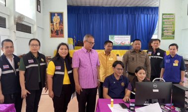 พ่อเมืองอำนาจเจริญตรวจเยี่ยมความเรียบร้อยการรับสมัครสว.