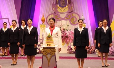 นายกเหล่ากาชาดจังหวัดตากนำคณะร่วมบันทึกเทปถวายพระพรชัยมงคลพระบรมราชินี