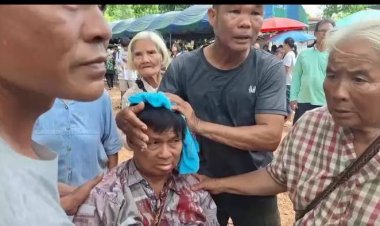 ระทึก!กิ่งโพธิ์ใหญ่ ร่วงใส่ ผู้เฒ่าเจ็บเลือดอาบ ขณะชาวบ้านรำแก้บน  9 รอบ