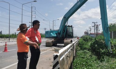 นายกธีรวา เตรียม​ความพร้อม​ป้องกันน้ำท่วมเมือง​ชัยภูมิ​