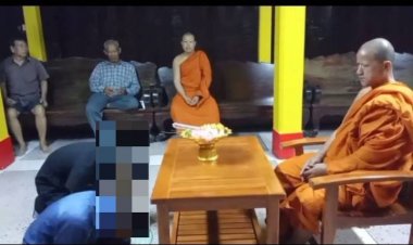 สองผัวเมียโปรยใบปลิวโจมตีพระมีชู้กับสาวรุดขอขมา สำนึกผิดแล้ว