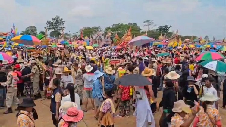 ยิ่งใหญ่อลังการสืบสานประเพณีบุญบั้งไฟแม่เปินเมืองปากน้ำโพสนุกครึกครื้น