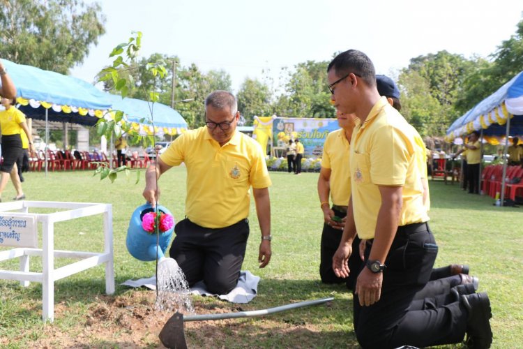 อำนาจเจริญจัดกิจกรรมโครงการร่วมใจภักดิ์ รักษ์สิ่งแวดล้อม เฉลิมพระเกียรติในหลวง