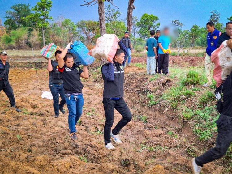 ทหารพรานที่ 23สนธิกำลังชุดปฎิบัติการ 238 จับเอเย่นต์ขนยาบ้ากว่า 6 แสนเม็ด
