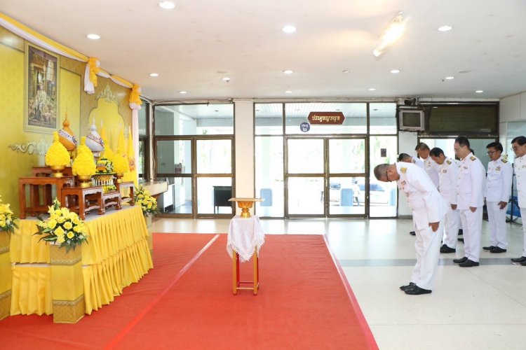 อำนาจเจริญจัดพิธีรับพระราชทานแผ่นธรรมนาวา "วัง"