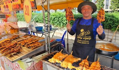 ไก่ย่างบางตาล บ้านโป่ง หอมกลิ่นเครื่องเทศ อร่อยไกลข้ามโลก